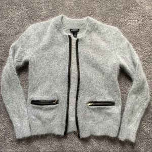 Club Monaco rabbit hair cardigan